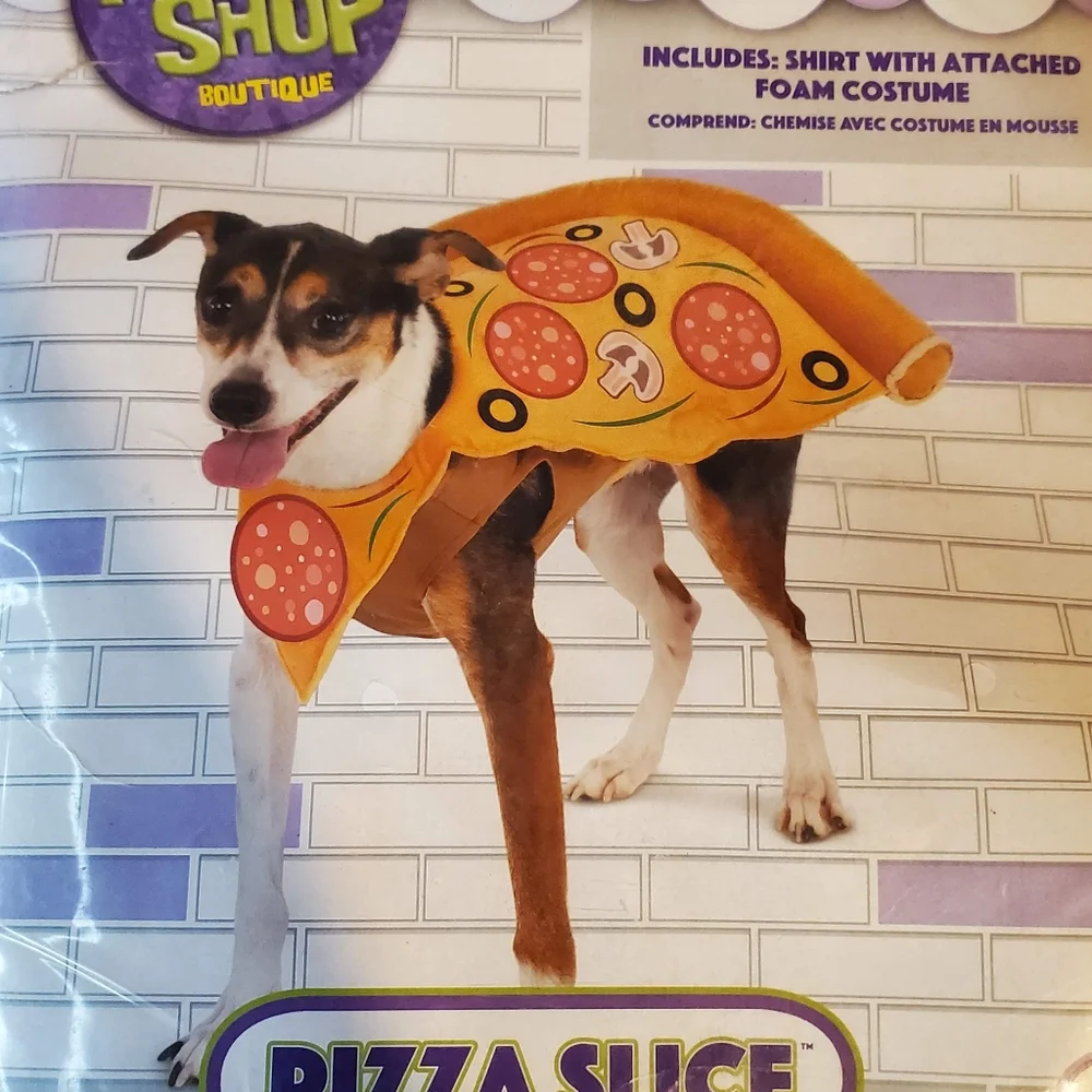 Rubie's Pet Shop Pizza Slice Halloween Dog Costume Small 17
